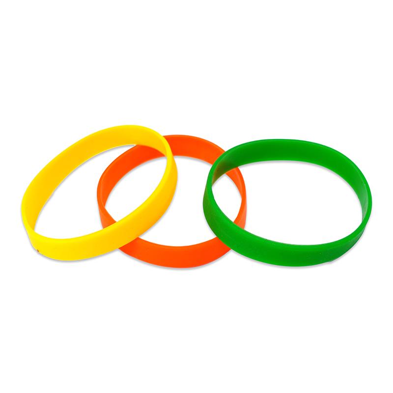 Wrist band - yellow, orange, green